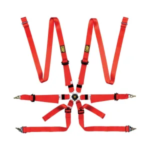 OMP ONE 2" Versa 6 Point Racing Harness