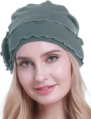 osvyo Cotton Chemo Headwear Turban Cap for Women - Soft Elastic Beanie Hair Loss Sealed Packaging