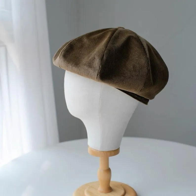 Oversize Two Way Cotton Beret Hat
