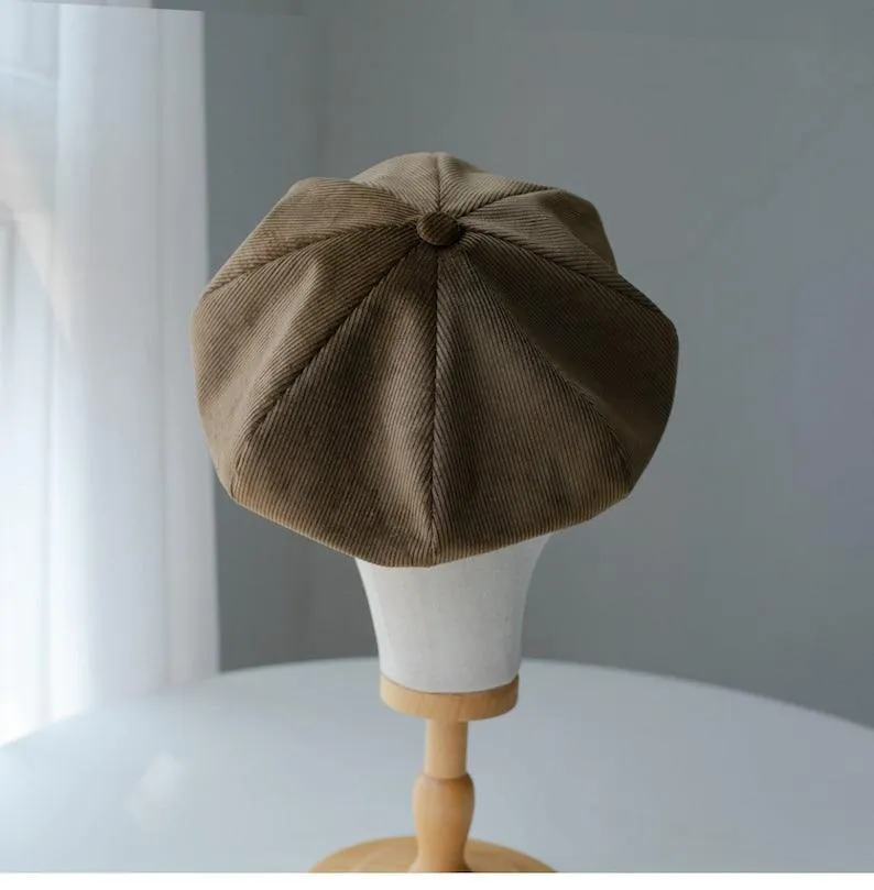 Oversize Two Way Cotton Beret Hat