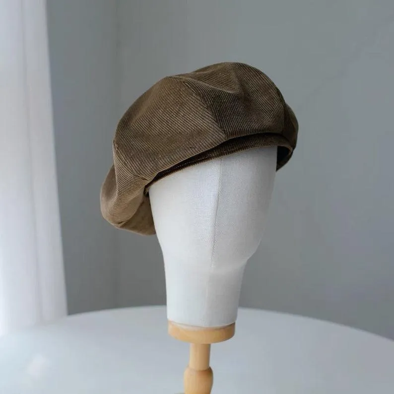 Oversize Two Way Cotton Beret Hat