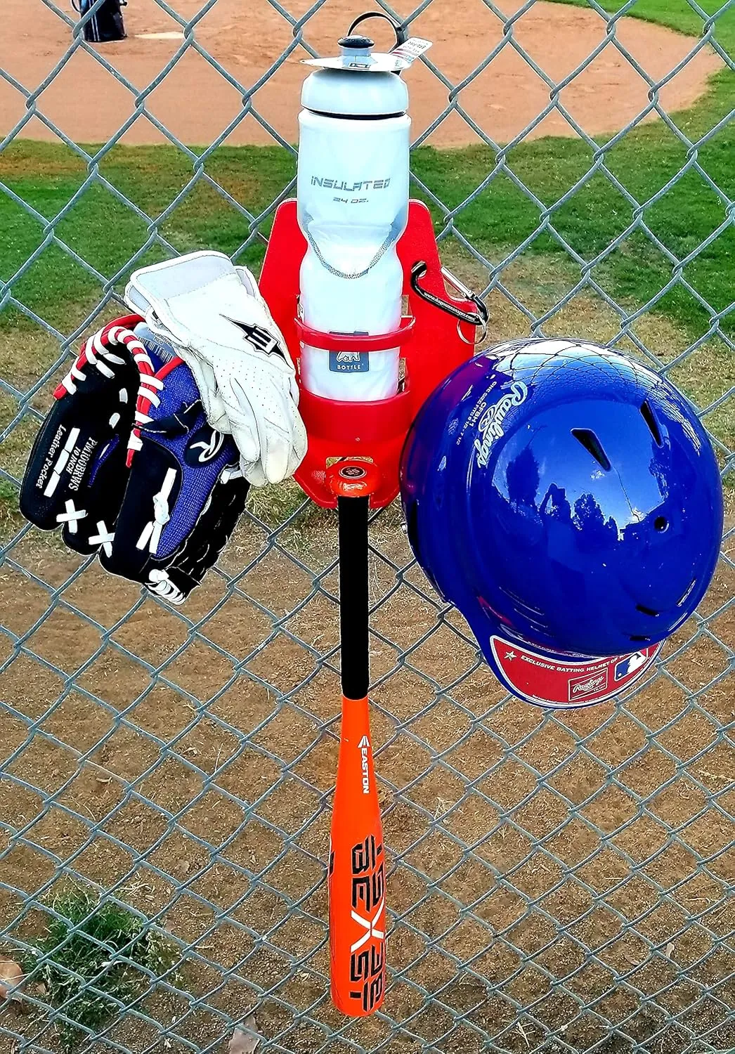 Premiere Dugout Organizer for Softball and Baseball Players, Providing for a Safe, Cost-Effective, Organized, and Fun Dugout