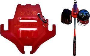 Premiere Dugout Organizer for Softball and Baseball Players, Providing for a Safe, Cost-Effective, Organized, and Fun Dugout