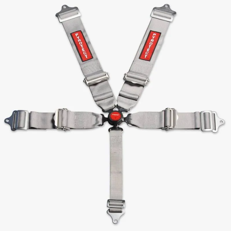 Pyrotect 5-Point Ultra-Light Camlock Harness - 3" Width - Pull Up Adjust - Black
