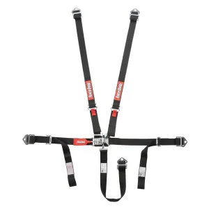 RaceQuip Youth Latch & Link SFi 16.2 [5 Point] Racing Harness Set - Black/Red/ Blue/Purple/Pink