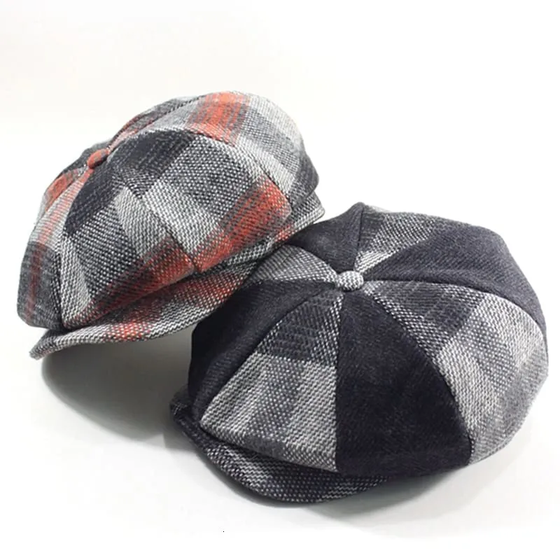 Ragdale Tartan Wool Newsboy Cap