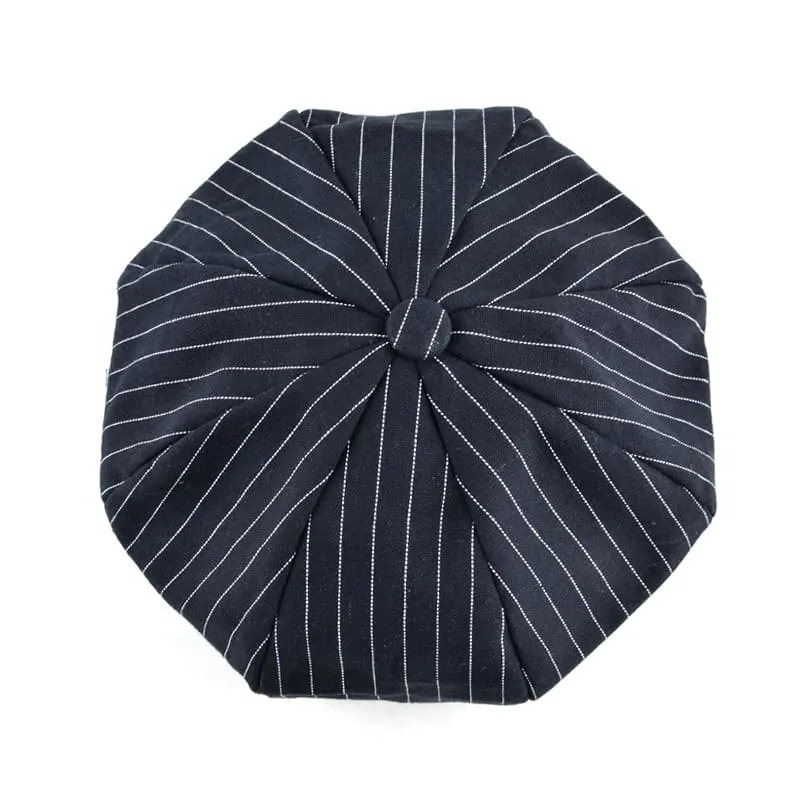 Reims Striped Newsboy Cap