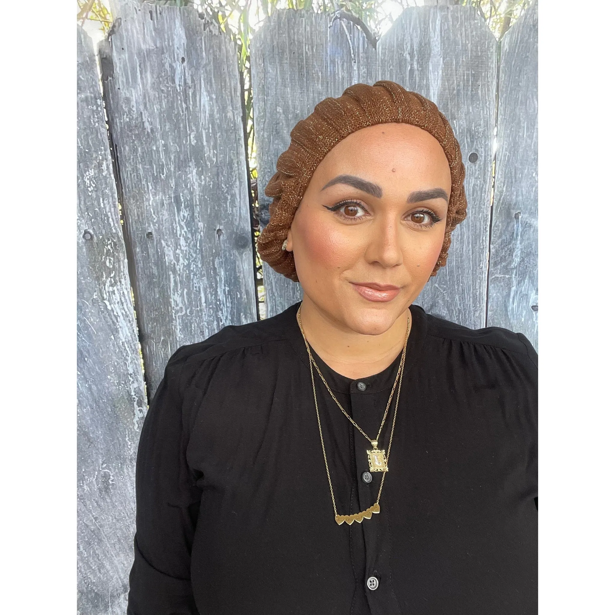 Ribbed Cotton Lurex Berets