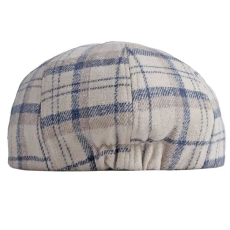 Royan Tartan Newsboy Cap