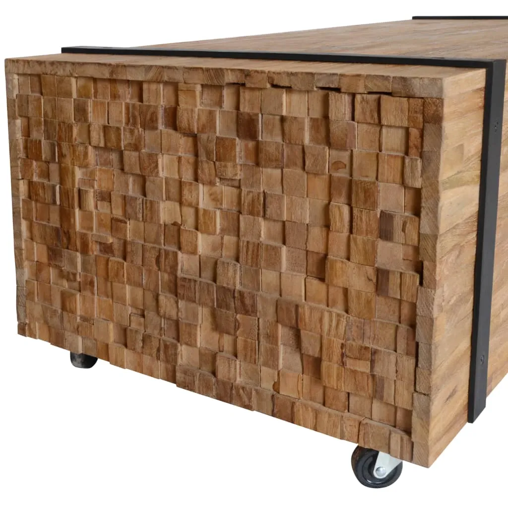 Side Table Teak 23.6"x23.6"x15"