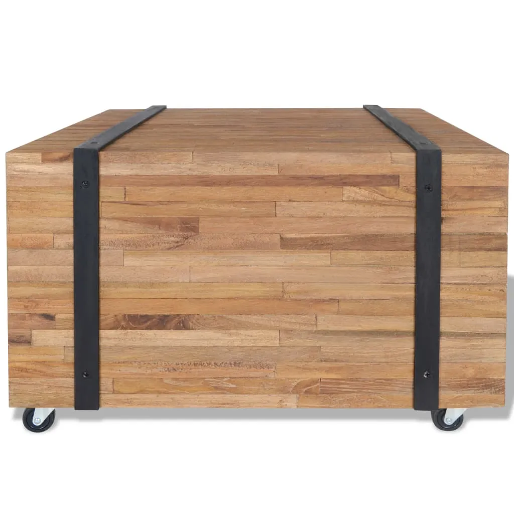 Side Table Teak 23.6"x23.6"x15"