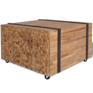 Side Table Teak 23.6"x23.6"x15"