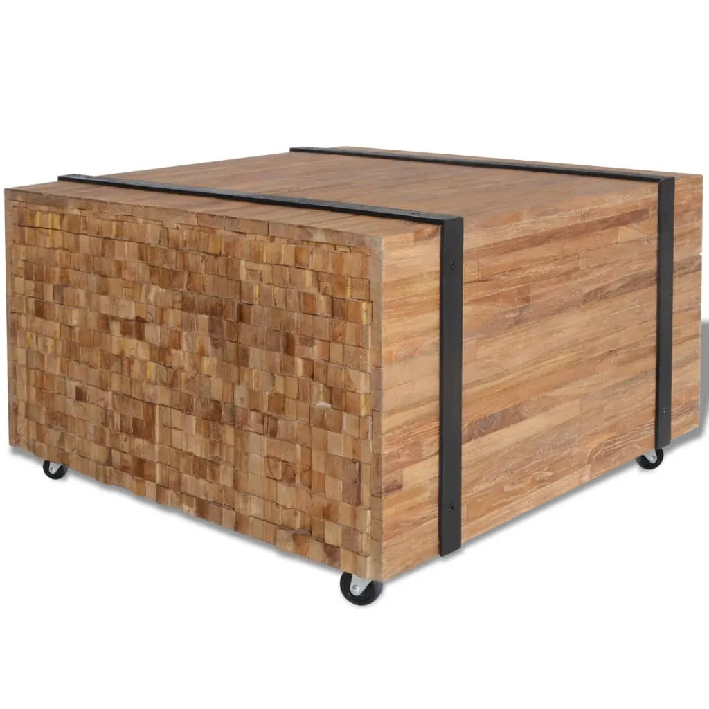 Side Table Teak 23.6"x23.6"x15"