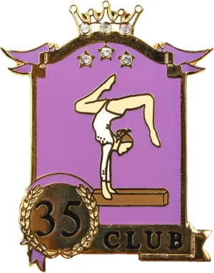 Snowflake Designs All Around Gymnastics Pins - Club 34-38