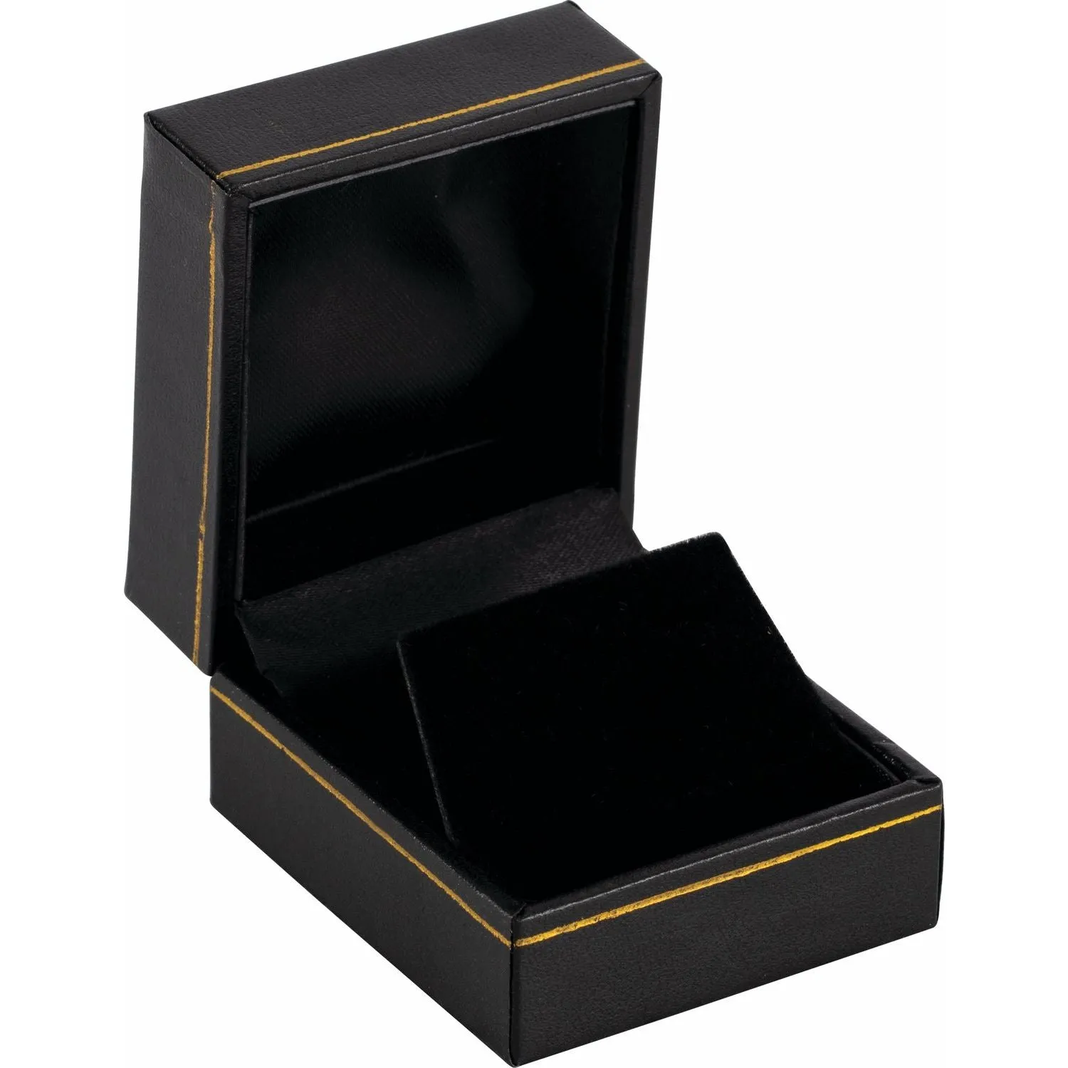 Sterling Silver Natural Black Onyx Claddagh Ring