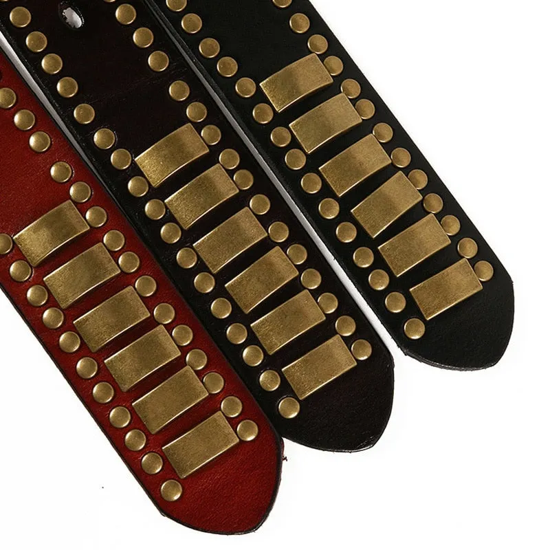 Studded Punk Rock Belts - Unisex Style
