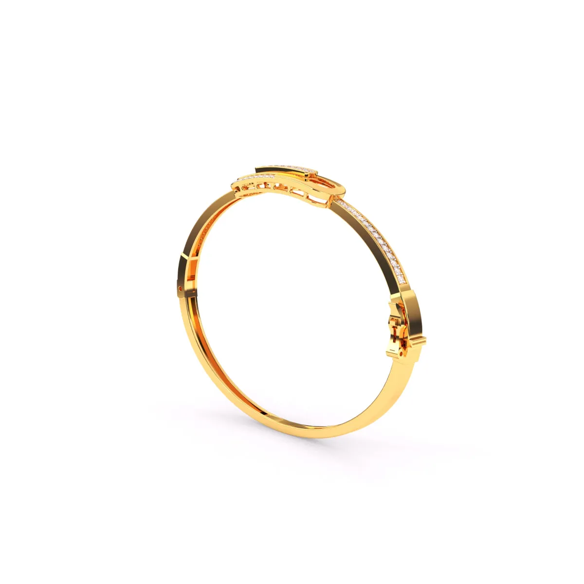 Stylish Diamond Bangle Bracelet