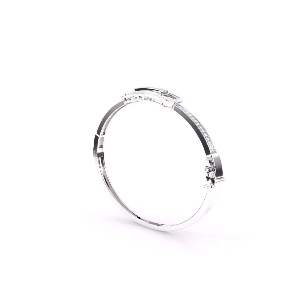 Stylish Diamond Bangle Bracelet