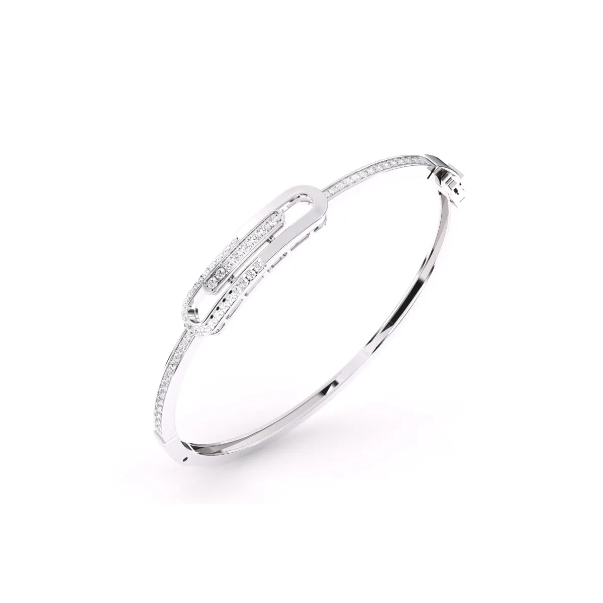 Stylish Diamond Bangle Bracelet