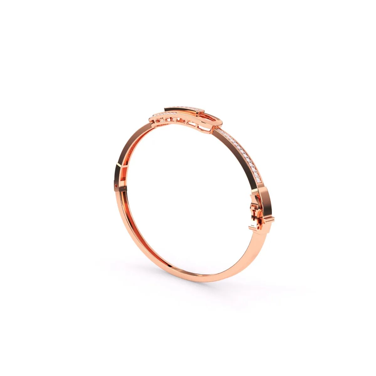 Stylish Diamond Bangle Bracelet