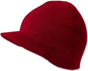TOP HEADWEAR Solid Cuffless Beanie Visor