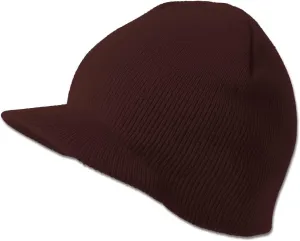 TOP HEADWEAR Solid Cuffless Beanie Visor