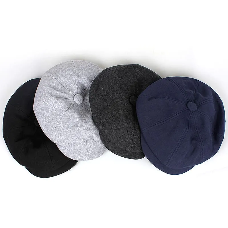 Willock Plain Cotton Newsboy Cap