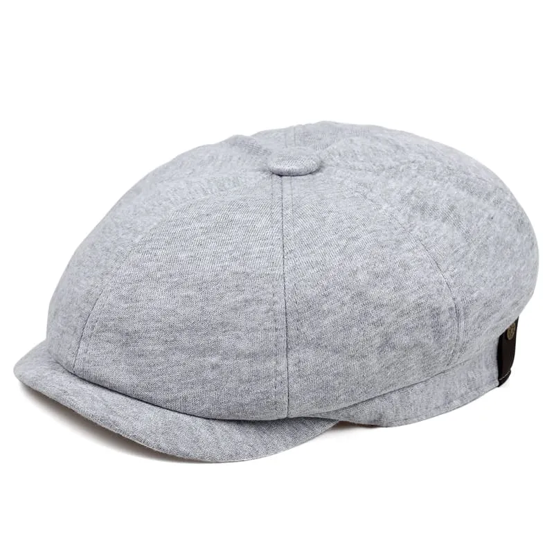 Willock Plain Cotton Newsboy Cap