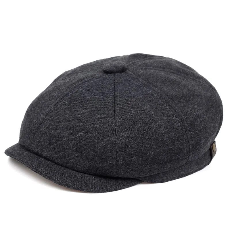 Willock Plain Cotton Newsboy Cap