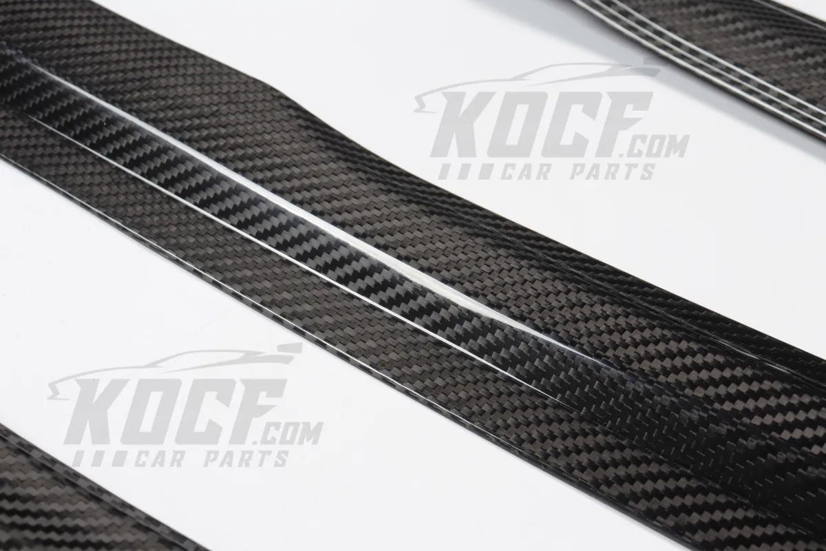 Window Visors Rain Guards Real Carbon Fiber Compatible for 2018-2024 Toyota Camry