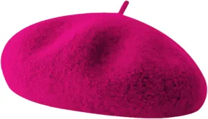Wool Berets for Women - Classic French Beret Hats for Women and Kids, Solid Color Artist Style