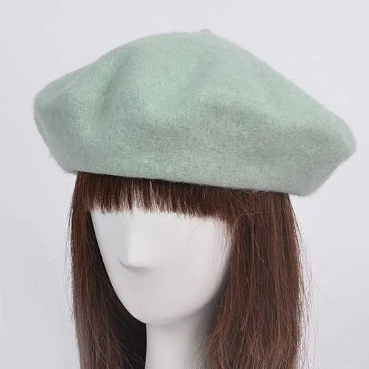 Wool Blend Fashion Beret