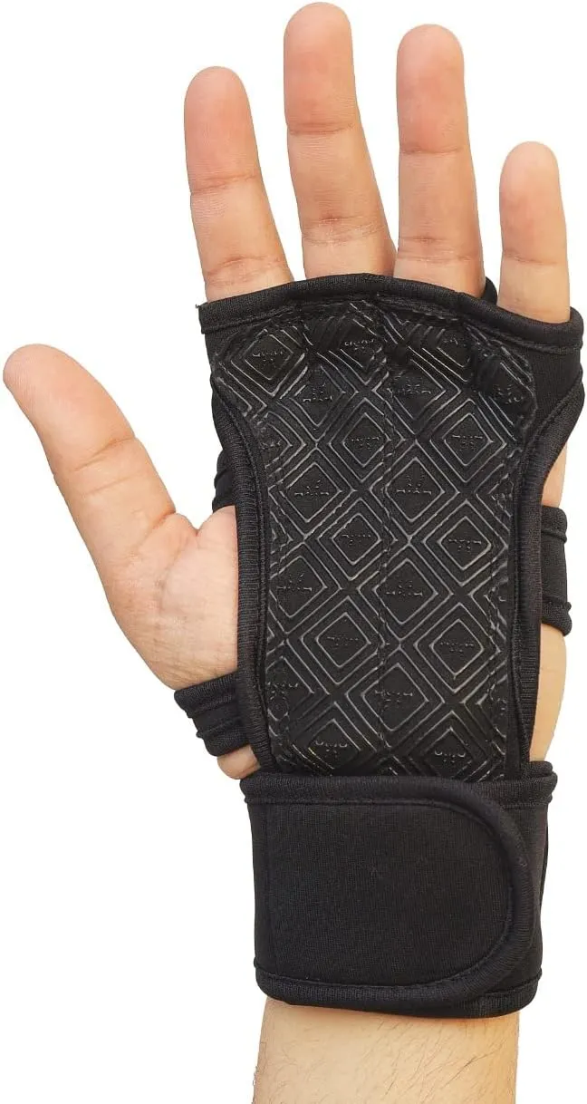 Workout Gloves Weight Lifting Gym Gloves for Men Women Wrist Support Padded Adjustable & Ventilated Grip Palm Protection Exercise Fitness Gloves, Pull ups